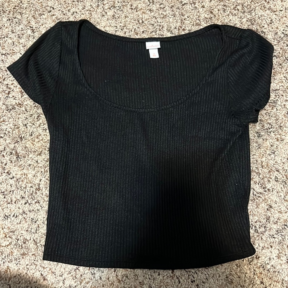 Ribbed crop top